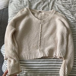 Free people sweater - semi cropped